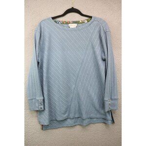 Go Fish Clothing & Jewelry Co. Long Sleeve Tunic Top-Size Large
